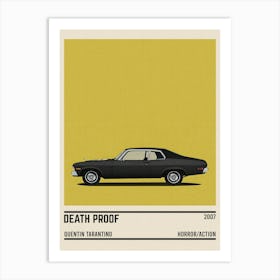 Death Proof Car Art Print