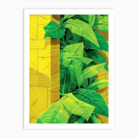 Bananas In The Jungle Art Print