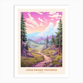 Long Range Traverse Canada 2 Hike Poster Art Print