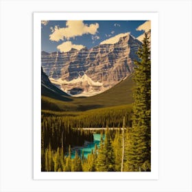 Banff National Park 2 Canada Vintage Poster Art Print