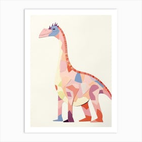 Nursery Dinosaur Art Parasaurolophus 6 Art Print