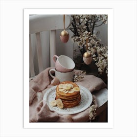 Pancakes On A Plate Art Print