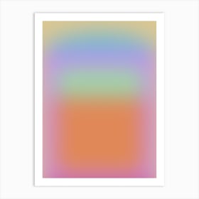 Abstract Sunrise Art Print