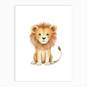 Lion Cute Art Print