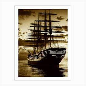 Schooner Art Print