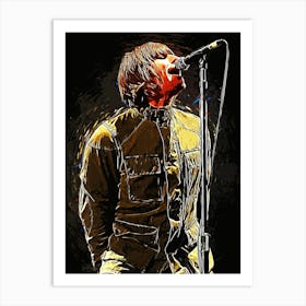 liam gallagher oasis britpop music band 23 Art Print