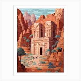 Petra Jordan Art Print
