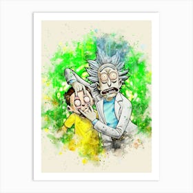 Rick And Morty 5 Art Print