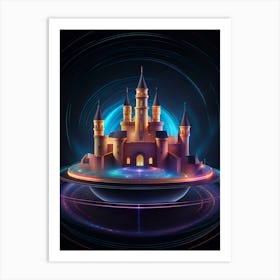 Castle In The Sky 20 Art Print