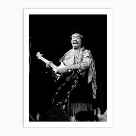 Jimi Hendrix Portrait Art Print