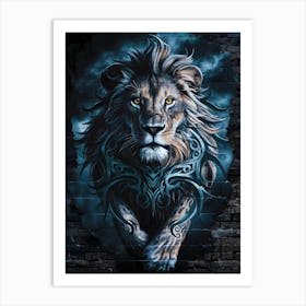 Lion Wall Art Art Print