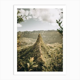 Hawaii Mountain Art Print