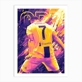 Cristiano Ronaldo 9 Art Print