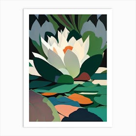 Giant Lotus Fauvism Matisse 1 Art Print