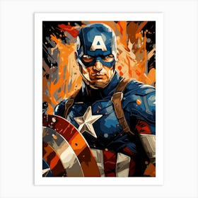 Captain America 4 Art Print