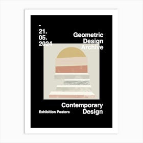 Geometric Design Archive Poster 47 Art Print