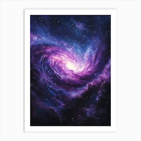 Galaxy In Space 2 Art Print