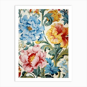 Floral Wallpaper 22 Art Print