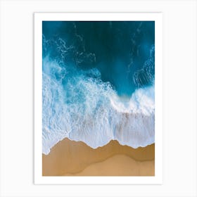 Aerial View Of A Beach 76 Art Print