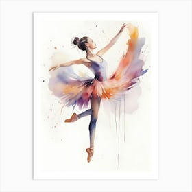 Ballerina Painting 1 Art Print