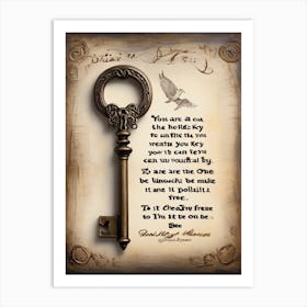 You Are On The Key Art Print