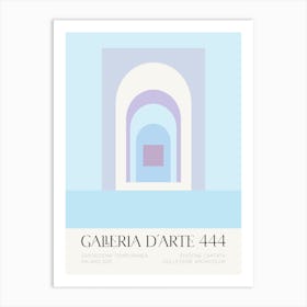 Galleria D'Arte 444 Geometric Arches 4 Art Print