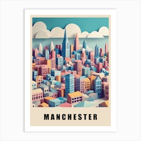 Manchester City Low Poly (25) Art Print