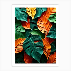 Tropical Leaves 30 Art Print