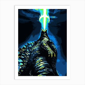 Godzilla Godzilla Godzilla Art Print