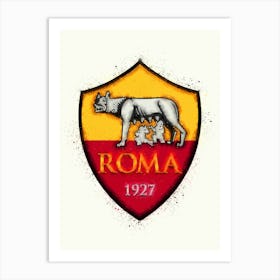 As Roma football club Art Print