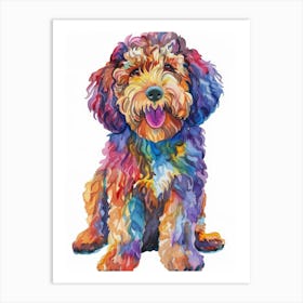 Poodle Painting 5 Art Print