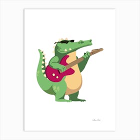 Prints, posters, nursery, children's rooms. Fun, musical, hunting, sports, and guitar animals add fun and decorate the place.16 Art Print