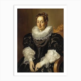 Portrait Of A Lady Art Print