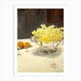 Still Life With Daffodils, John Singer Sargent Art Print