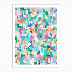 Sea Glass - Teal Art Print