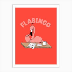 Flabingo Art Print