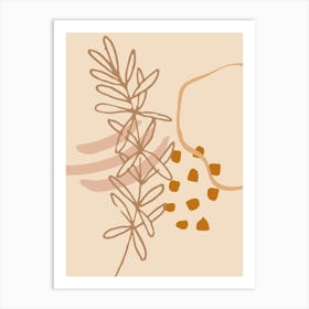 Illustration Of A Plant 1 Art Print