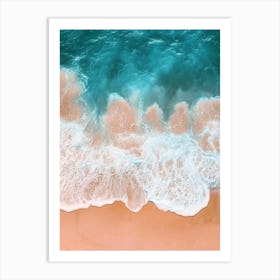 Aerial View Of A Beach 158 Art Print