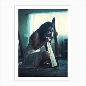 Harpist 3 Art Print