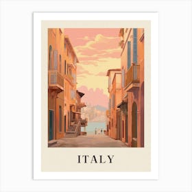 Vintage Travel Poster Italy 3 Art Print