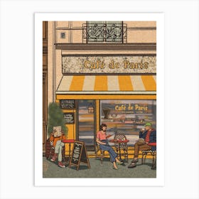 Café De Paris Art Print
