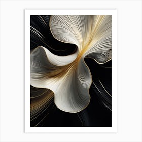 Flower Lines 5 Art Print