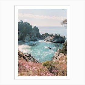 Ocean Bay In California Art Print