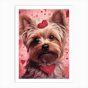 Yorkie Art Print