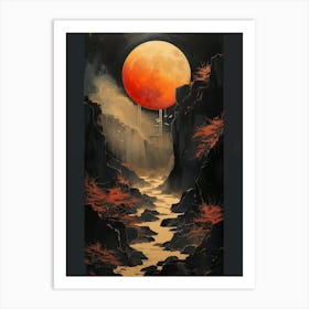 Full Moon In The Valley Art Print