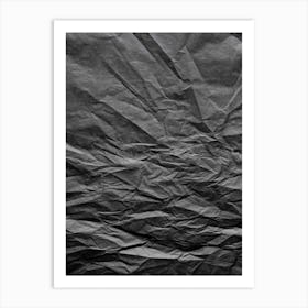 Black Paper Landscape Art Print