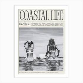 Coastal Life 1 Art Print