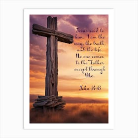 Cross Of Jesus, The Way Art Print