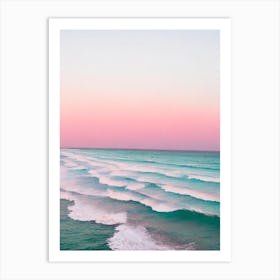 Four Mile Beach, Australia Pink Photography 3 Art Print
