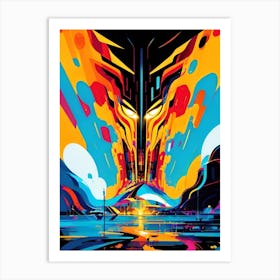 Futuristic Art Art Print